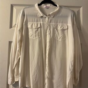 Cream Button-Up Shirt
